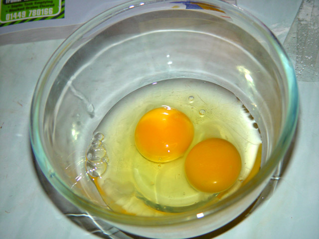 Two eggs