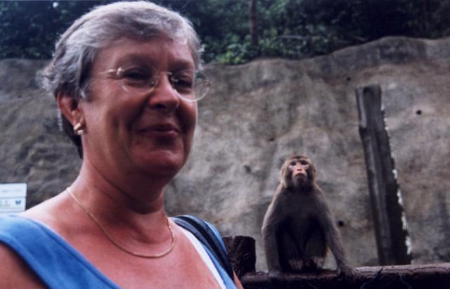 My mother and the monkey